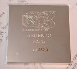 Lastra Argento personalizzata 925 mill.